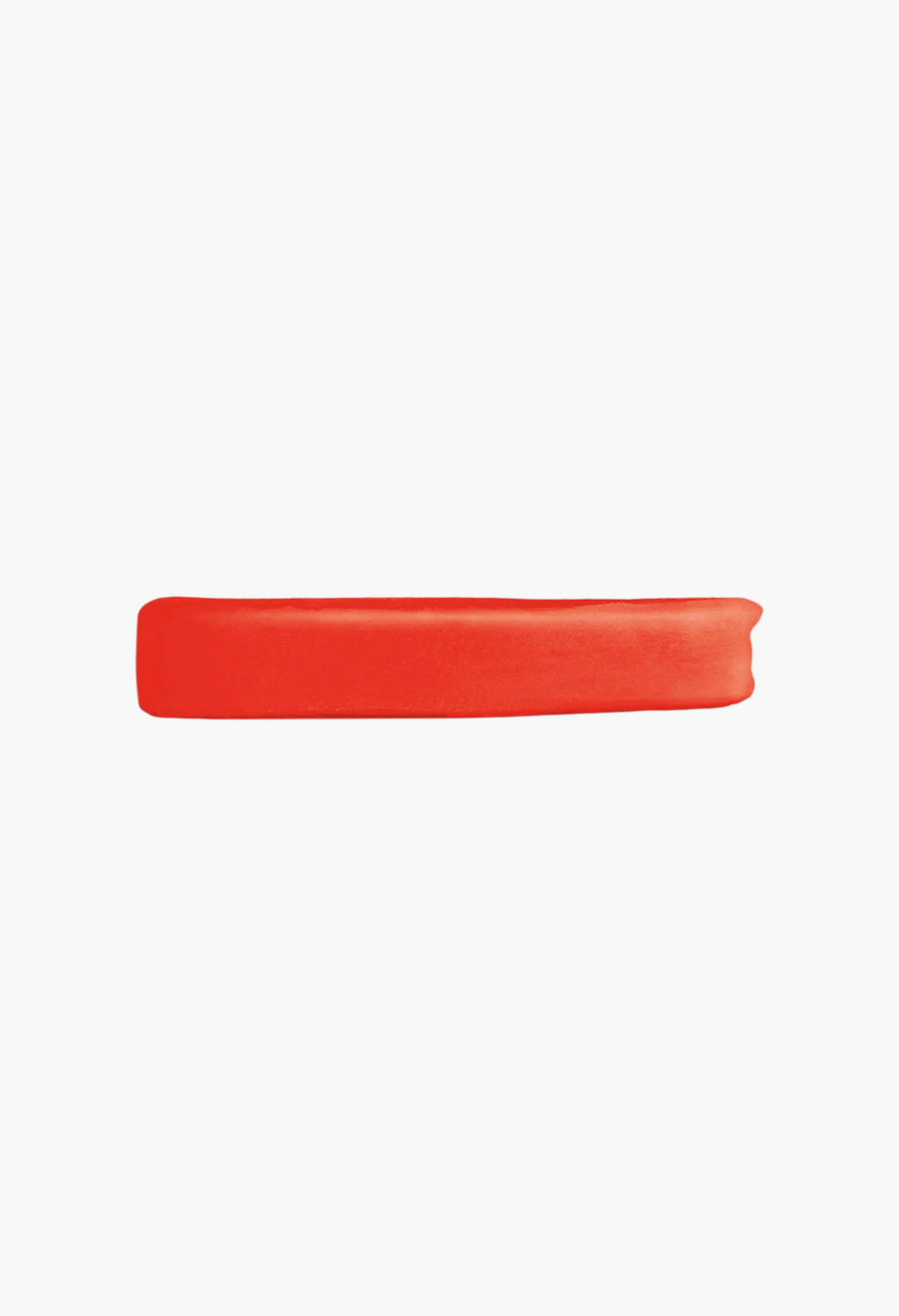 GLAM MODA Yves Saint Laurent The Inks Blurring Matte Liquid Lip Stain swatch in a vibrant red shade