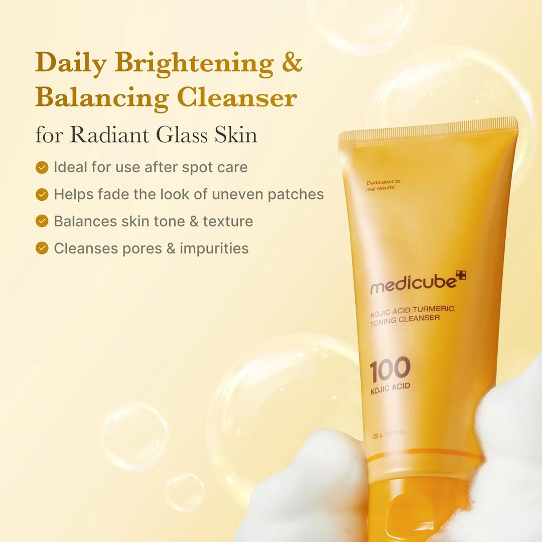Kojic Acid Turmeric Toning Cleanser - GLAM MODA
