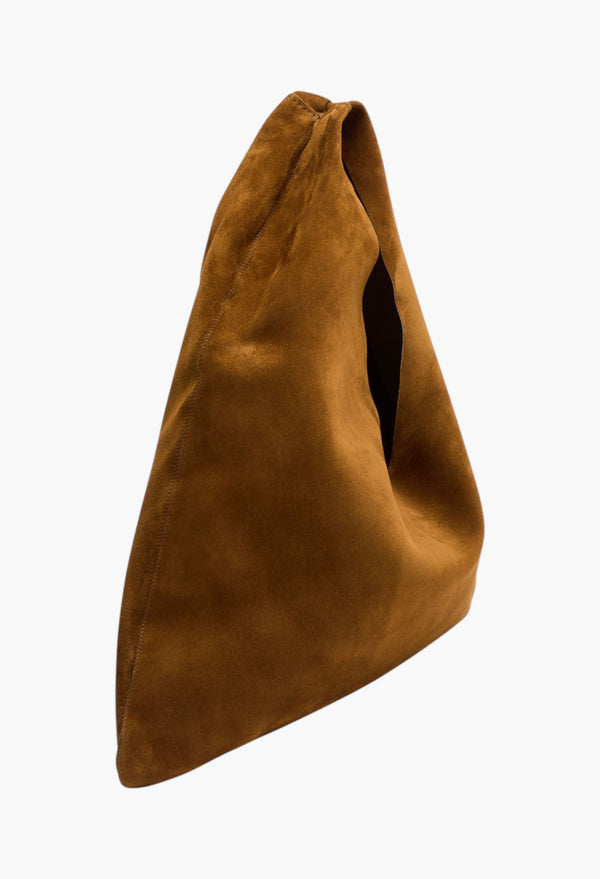 Bindle Small Suede Top Handle Bag