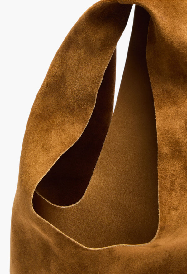 Bindle Small Suede Top Handle Bag