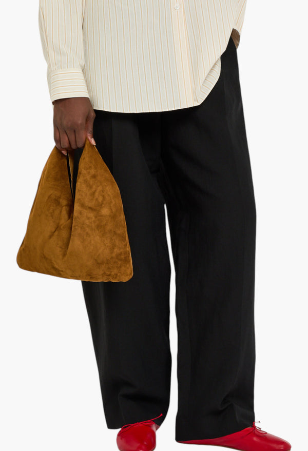 Bindle Small Suede Top Handle Bag