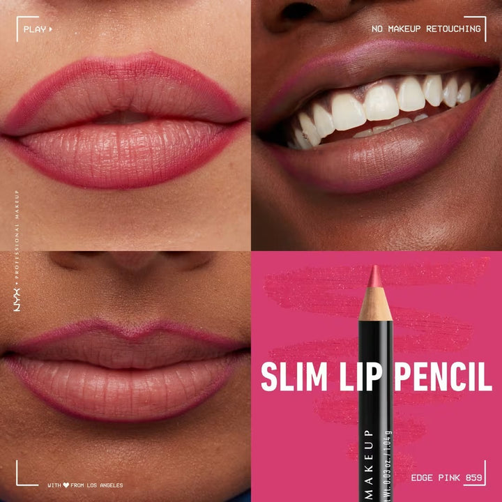 Slim Lip Pencil - Natural-Looking Long-Wear Lip Liner - GLAM MODA
