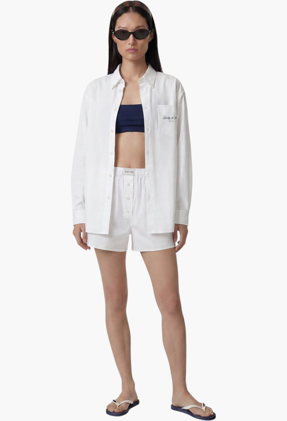 Signature NY Oversized Shirt - GLAM MODA