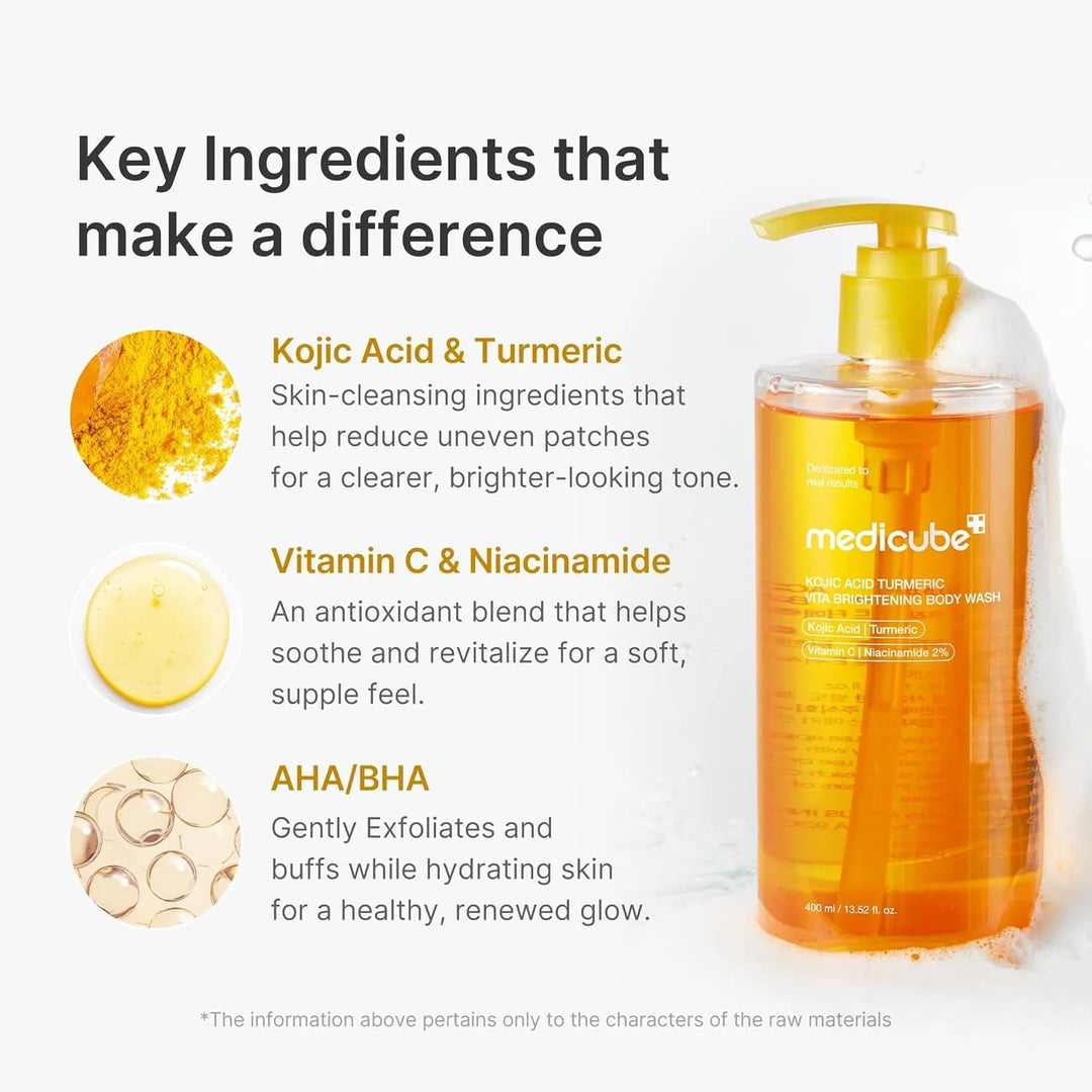 Kojic Acid Turmeric Vita Brightening Body Wash - GLAM MODA