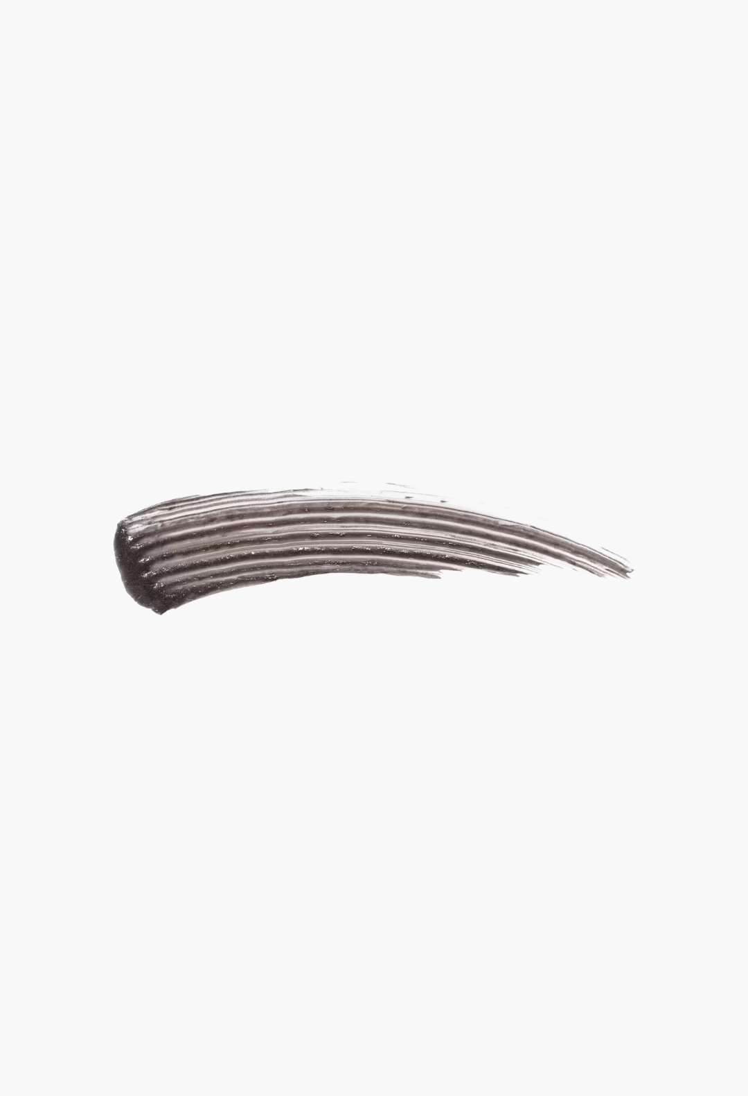 GLAM MODA Benefit Gimme Brow+ tinted volumizing eyebrow gel swatch showing smooth texture and natural pigment