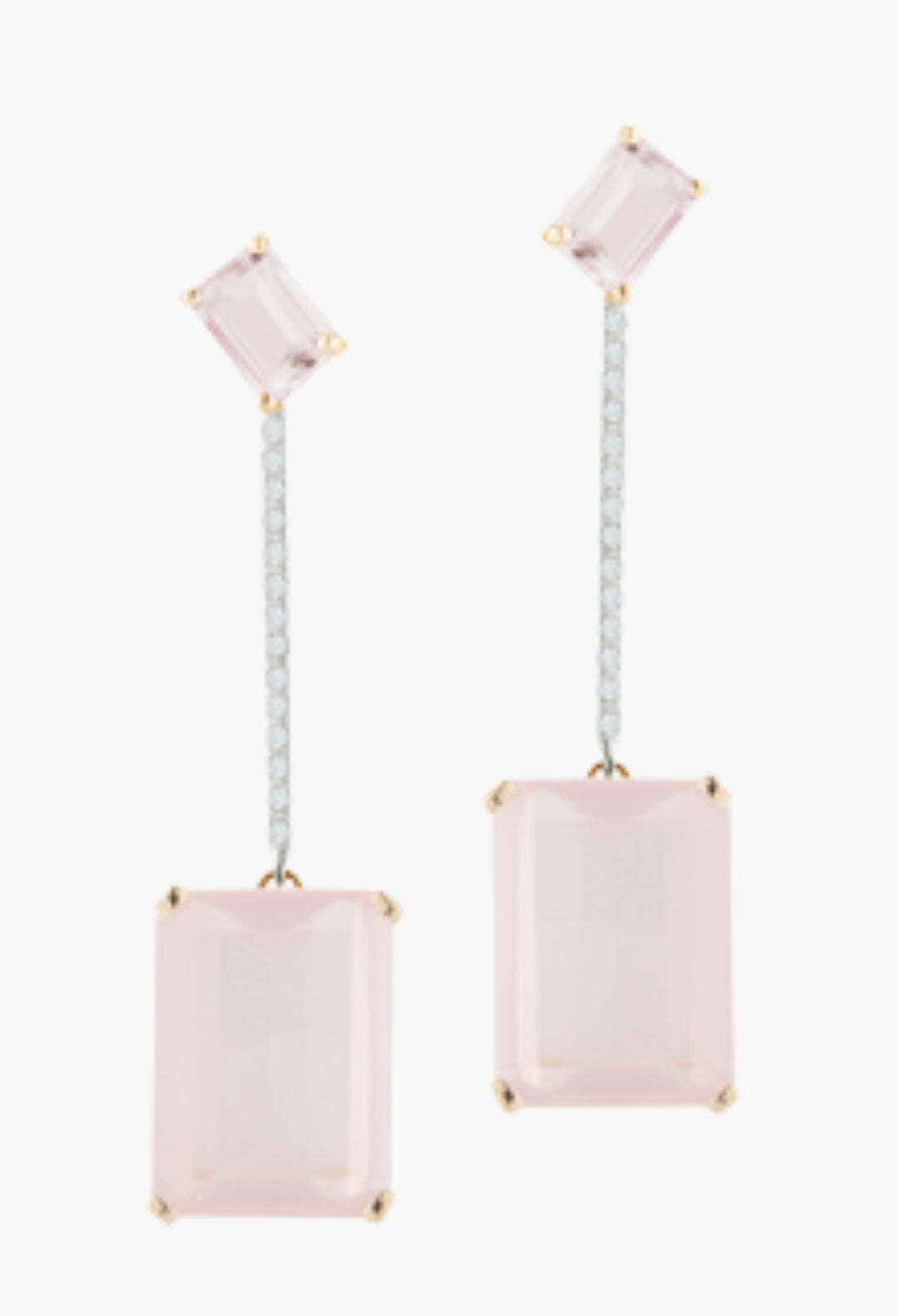 14kt Gold Barely Blush Earring