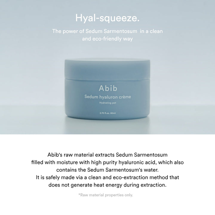 Sedum Hyaluron Cream Hydrating Pot