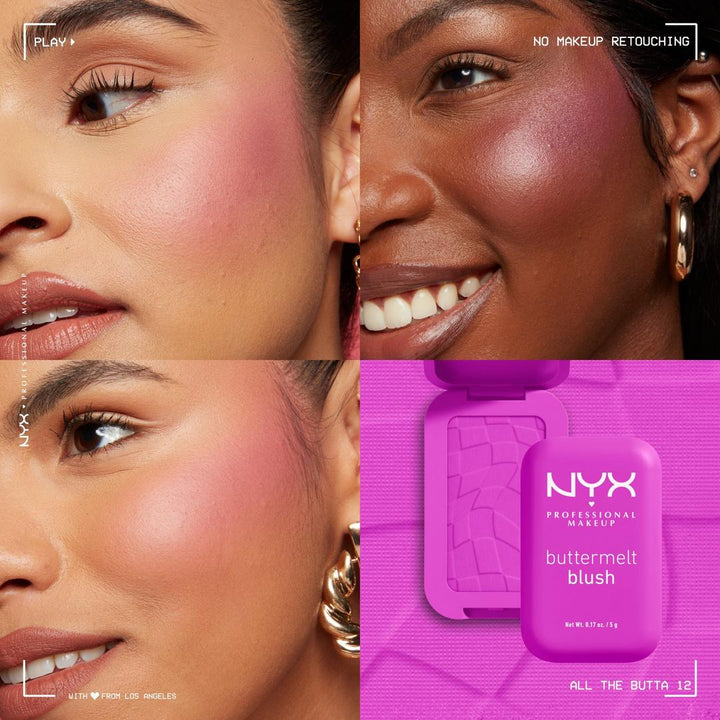 Buttermelt Pressed Powder Blush - GLAM MODA