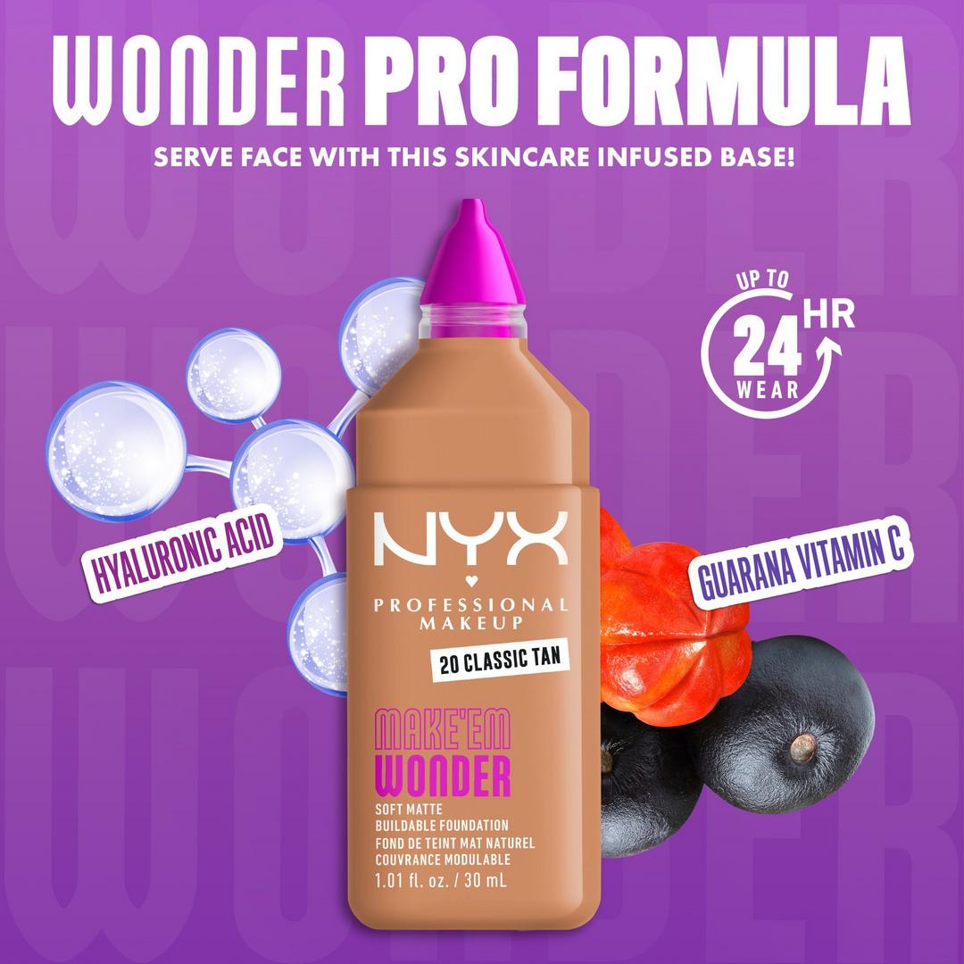 Make 'EM Wonder, 24H Soft Matte Foundation - GLAM MODA