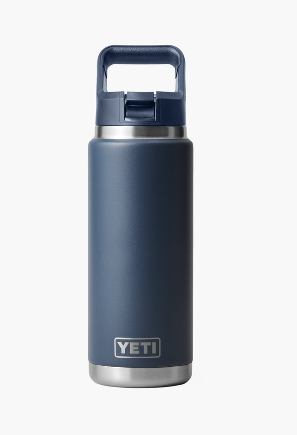 Navy - Rambler® Water Bottle With Color-Matched Straw Cap