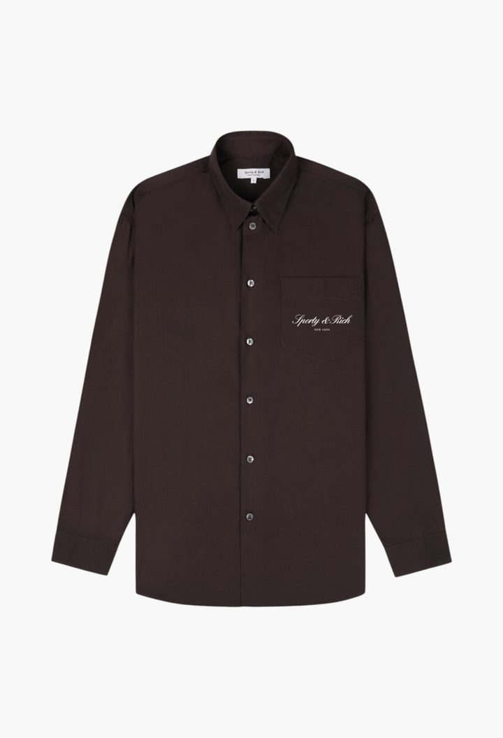 Signature NY Oversized Shirt - GLAM MODA