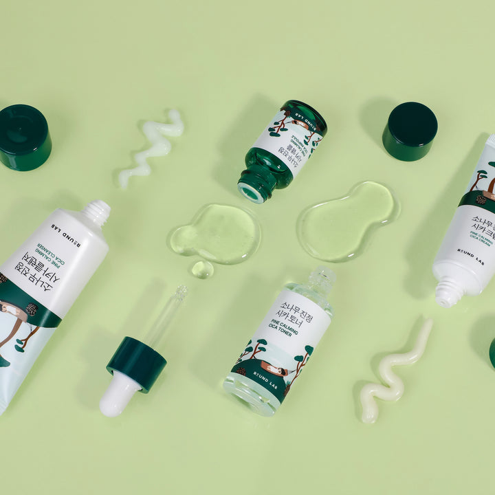 Pine Calming Cica Travel Routine Trial Kit