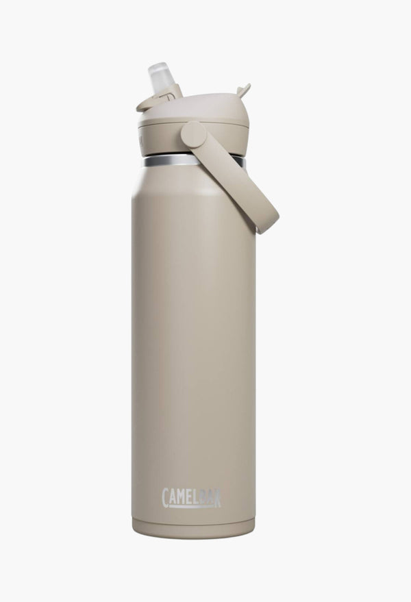 Stone - Thrive™ Flip Straw 20oz Bottle, Insulated Stainless Steel