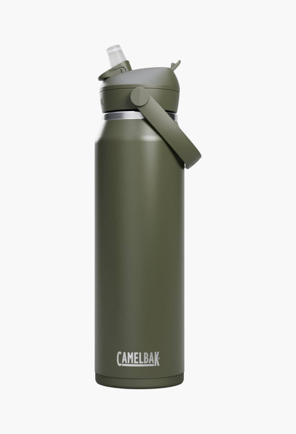 Moss - Thrive™ Flip Straw 40oz Bottle, Insulated Stainless Steel