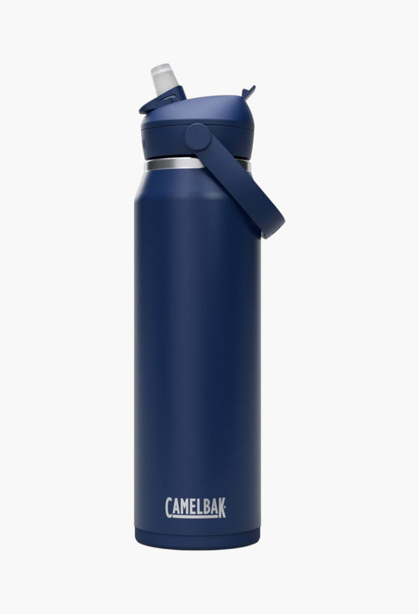 Navy - Thrive™ Flip Straw 40oz Bottle, Insulated Stainless Steel