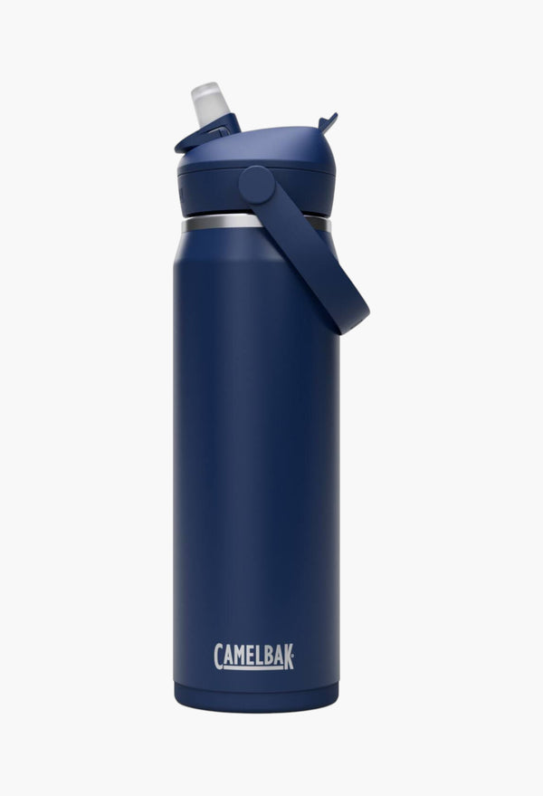 Navy - Thrive™ Flip Straw 20oz Bottle, Insulated Stainless Steel