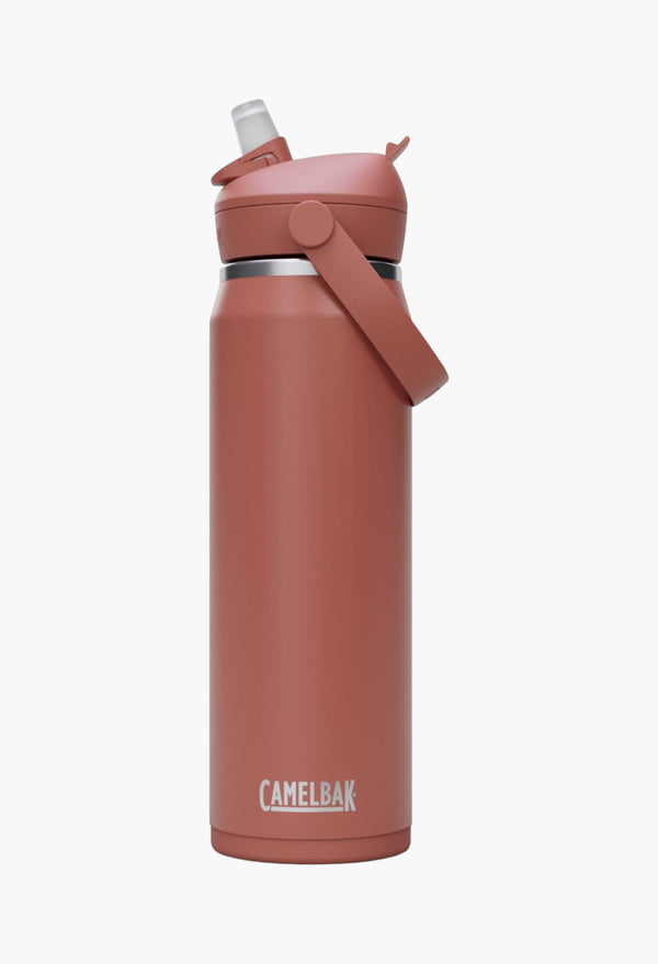 Sierra Red - Thrive™ Flip Straw 20oz Bottle, Insulated Stainless Steel