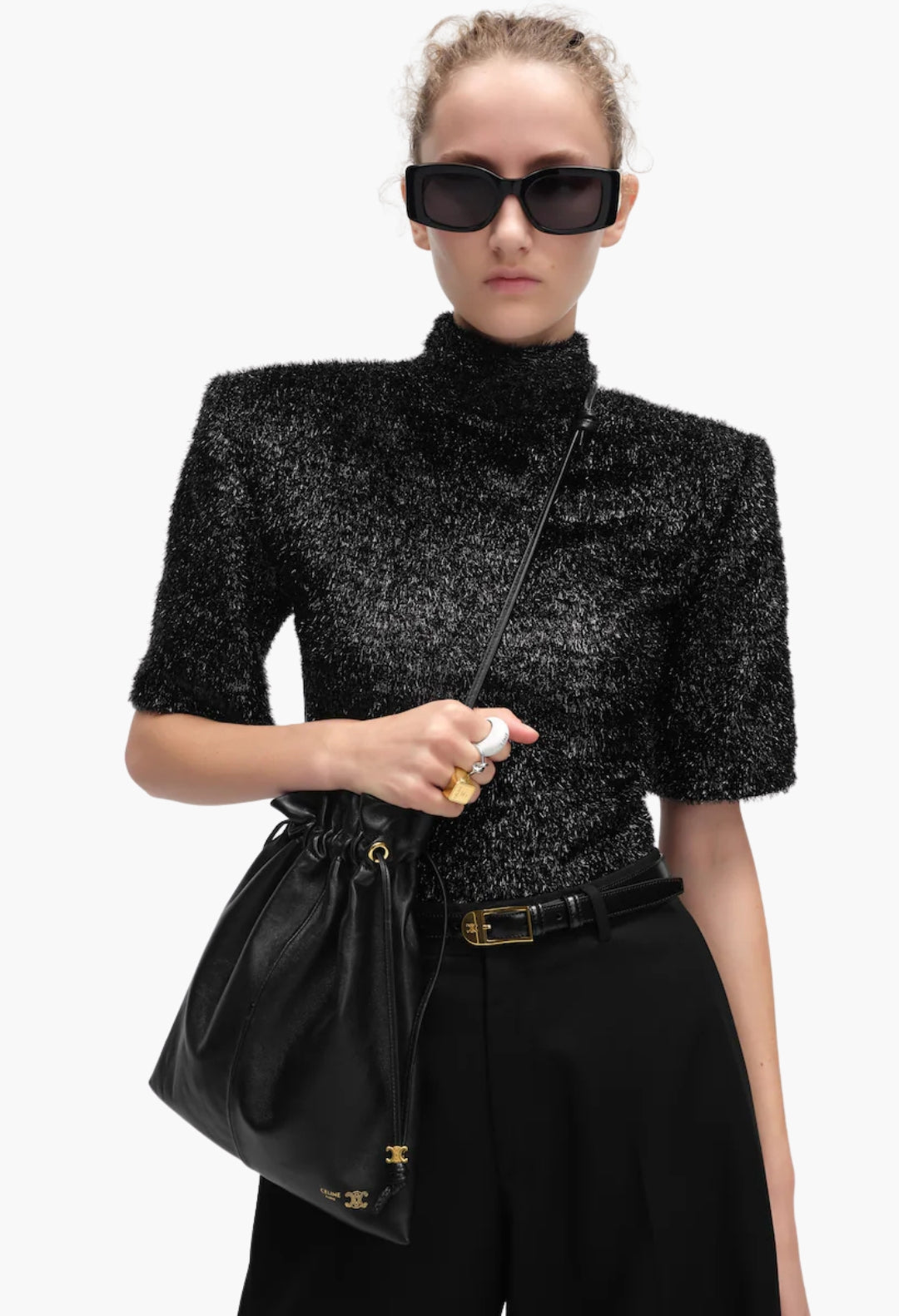 SMALL CRYSTAL POUCH IN LAMBSKIN