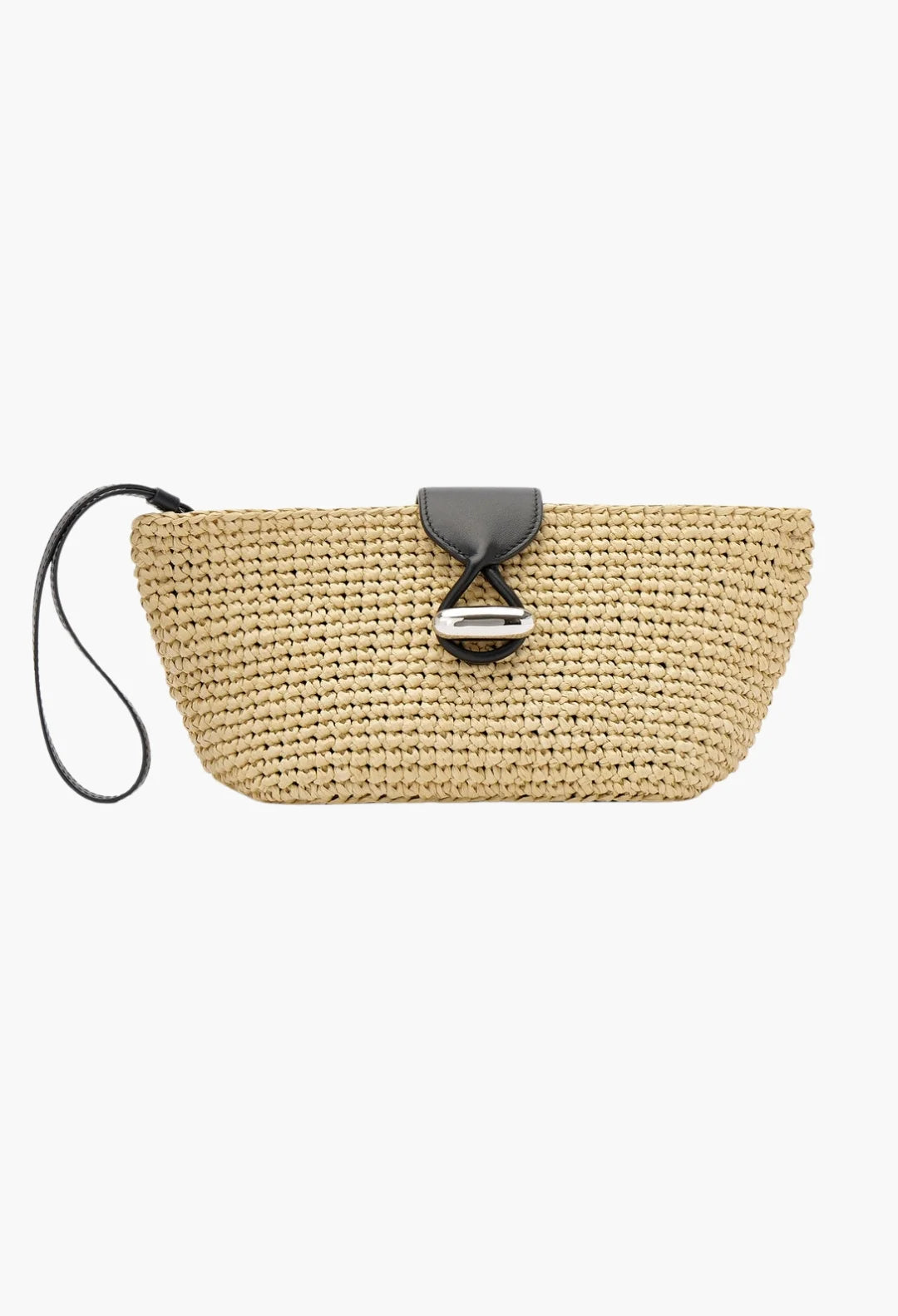 Anello Pouch in Raffia