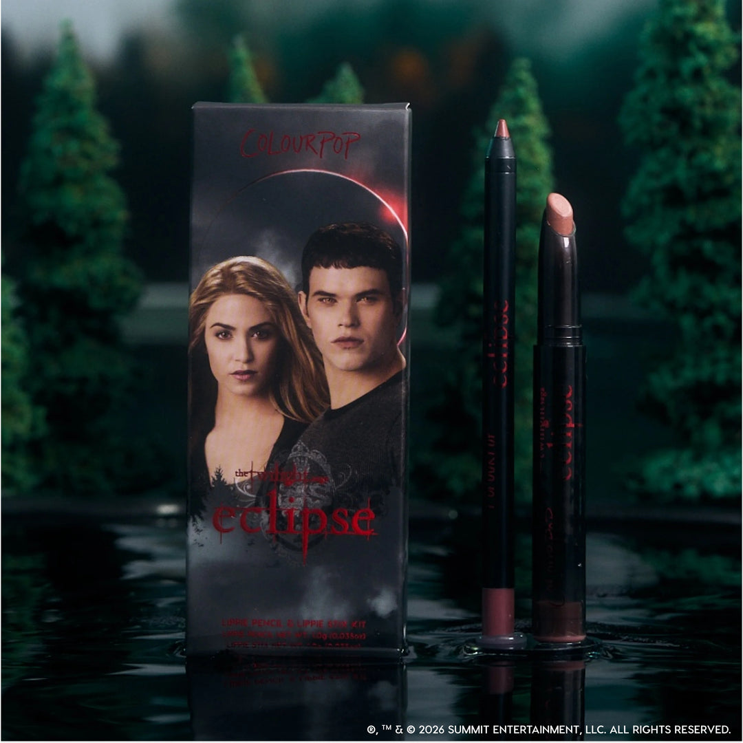 Eclipse Lip Liner & Lipstick Set - Eclipse Lippie Pencil + Lippie Stix Kit - GLAM MODA