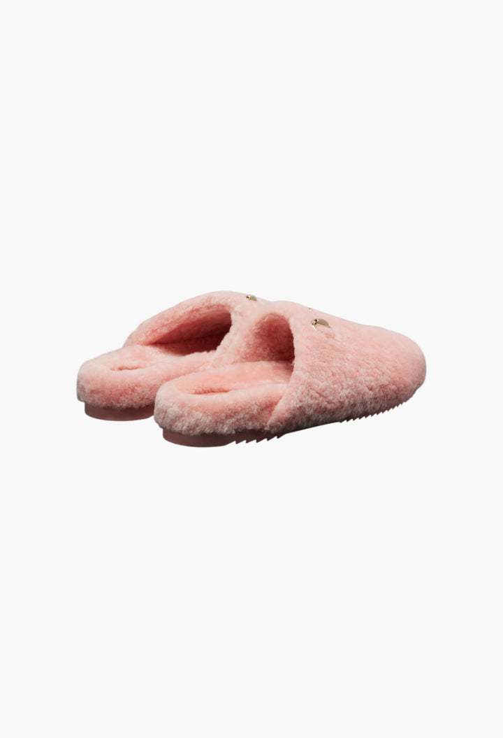 Horsebit Shearling Mules - GLAM MODA