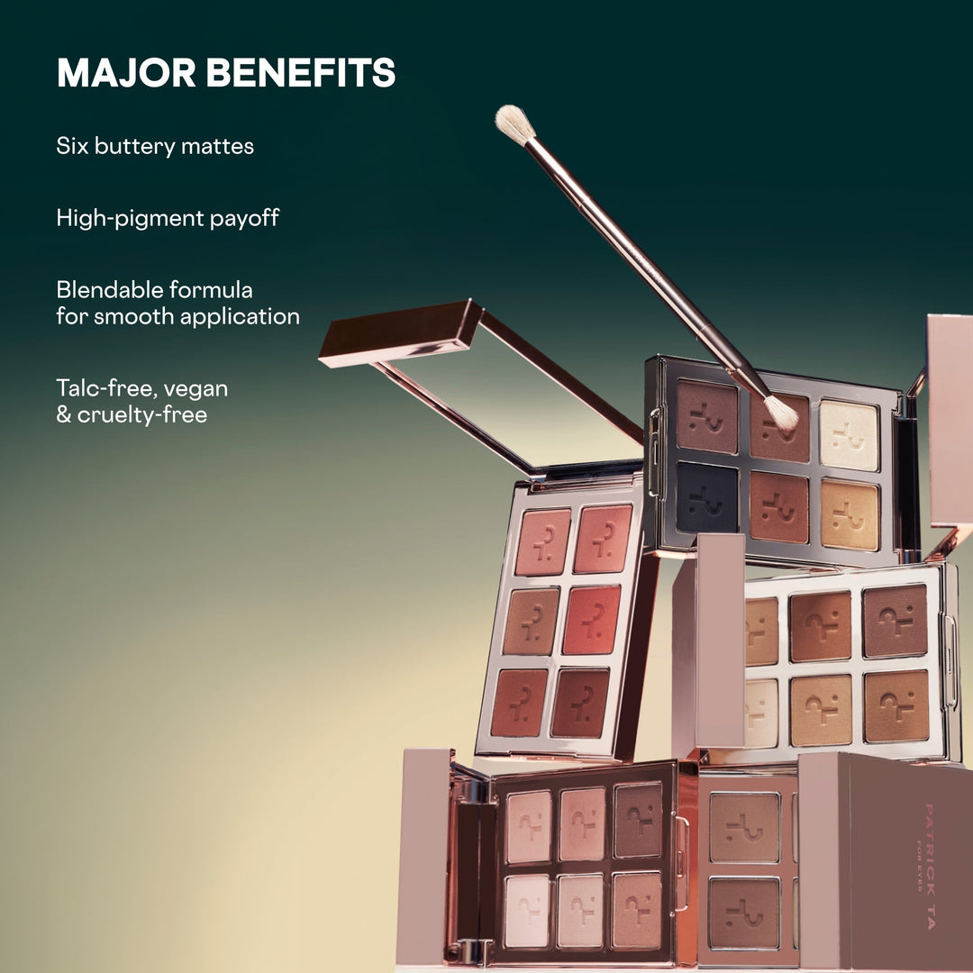 Patrick Ta Beauty Major Dimension Eyeshadow Trio