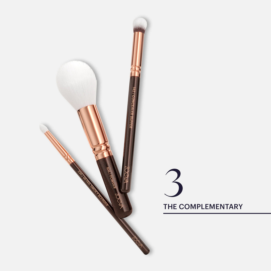 The Complete Brush Set (Rosé Golden Edition) - GLAM MODA