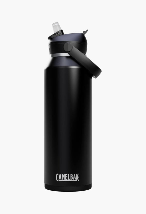 Black - Thrive™ Flip Straw 40oz Bottle, Insulated Stainless Steel