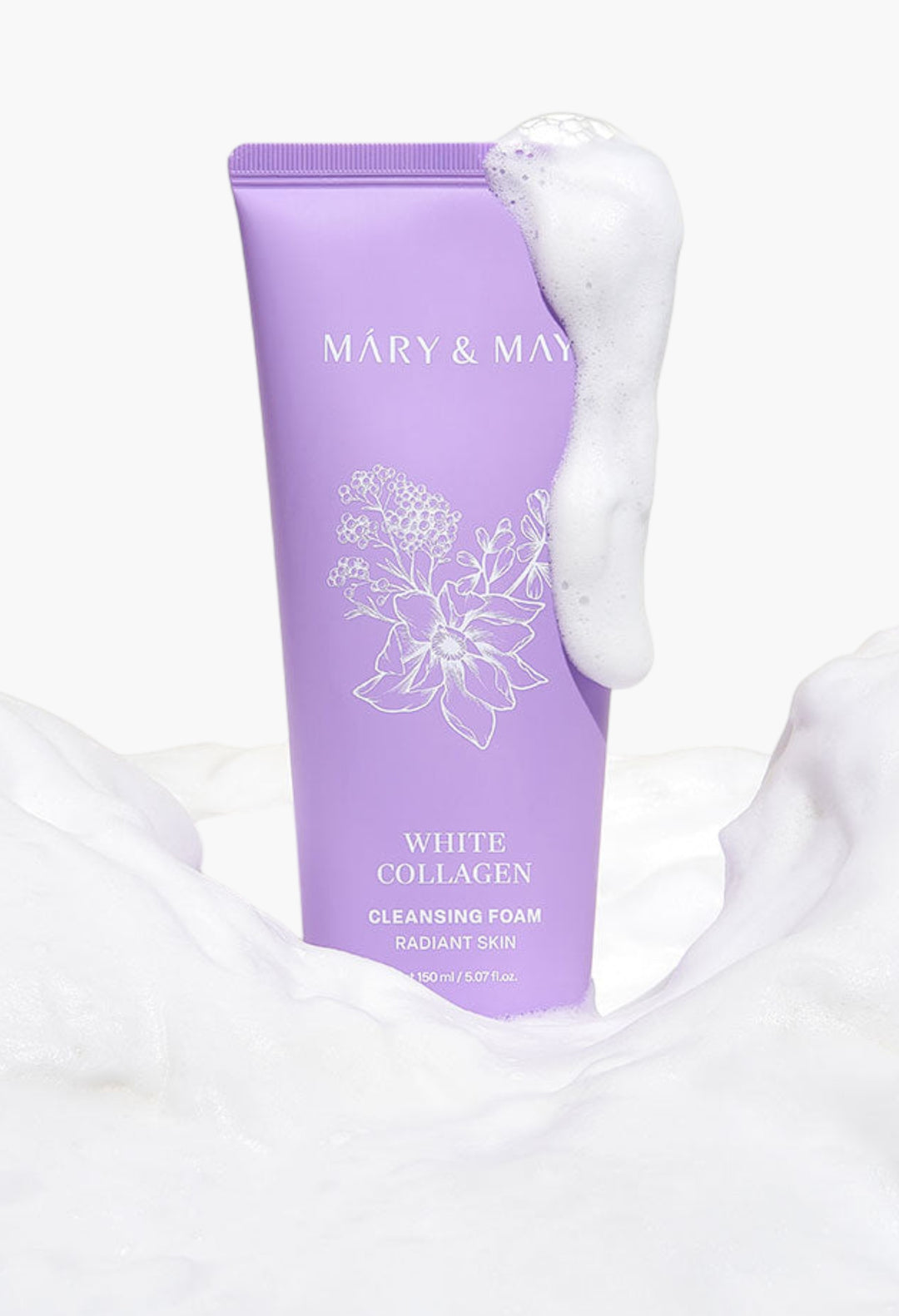 White Collagen Cleansing Foam