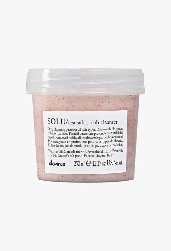 Davines SOLU Sea Salt Scrub Cleanser - GLAM MODA