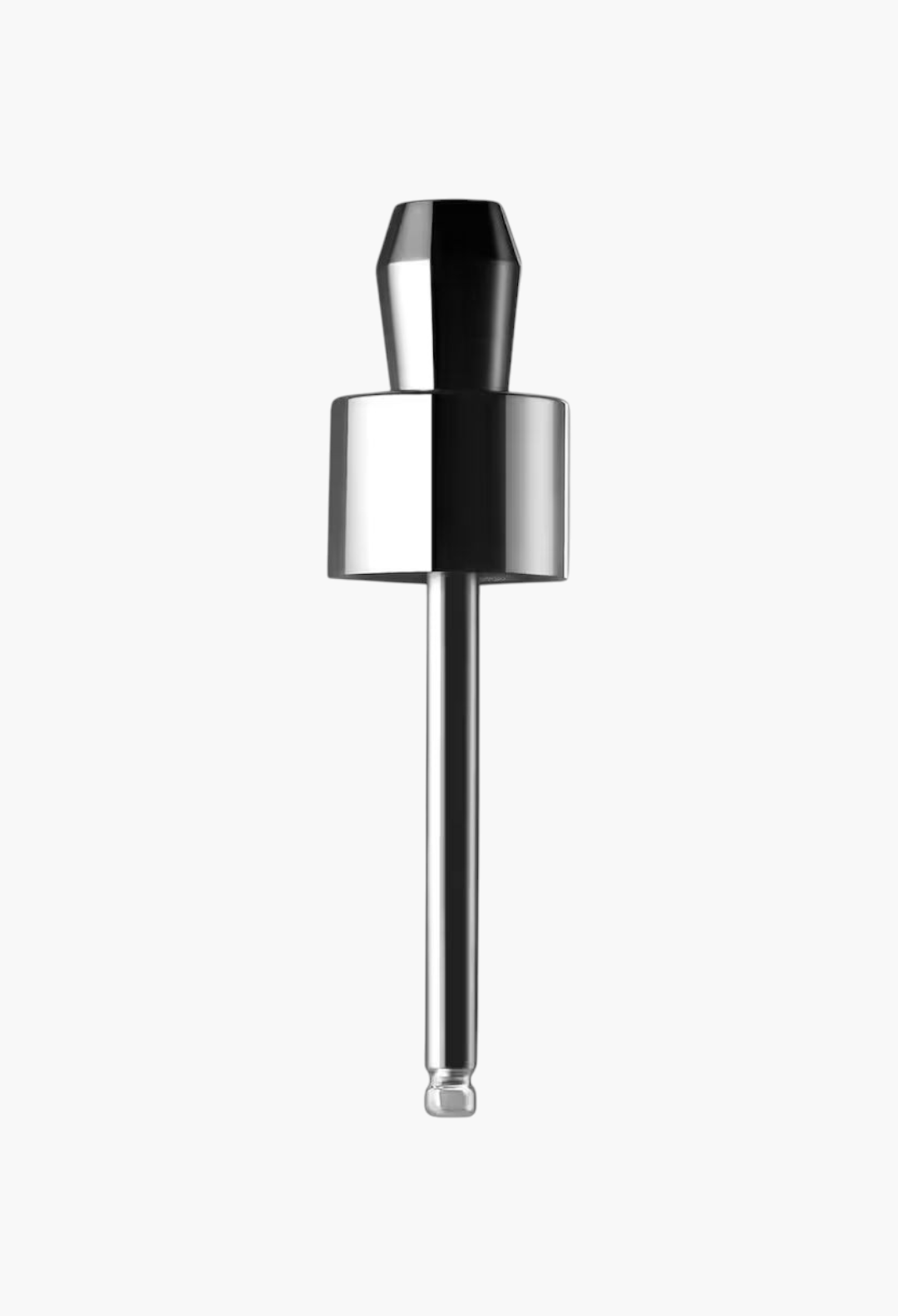 GLAM MODA Platinum Rare Haute-Rejuvenation Protocol silver metallic serum pipette applicator tool
