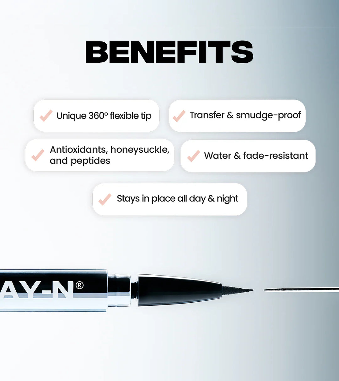 Eyeliner Stay-N® All-Day Eyeliner - GLAM MODA