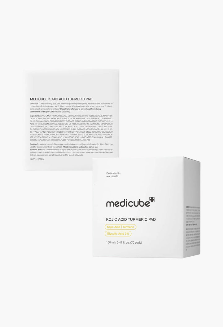 Kojic Acid Tumeric Toner Pad - GLAM MODA
