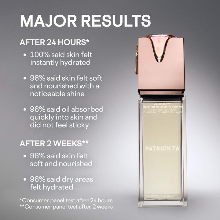 Major Glow High Shine Nourishing Body Oil - GLAM MODA