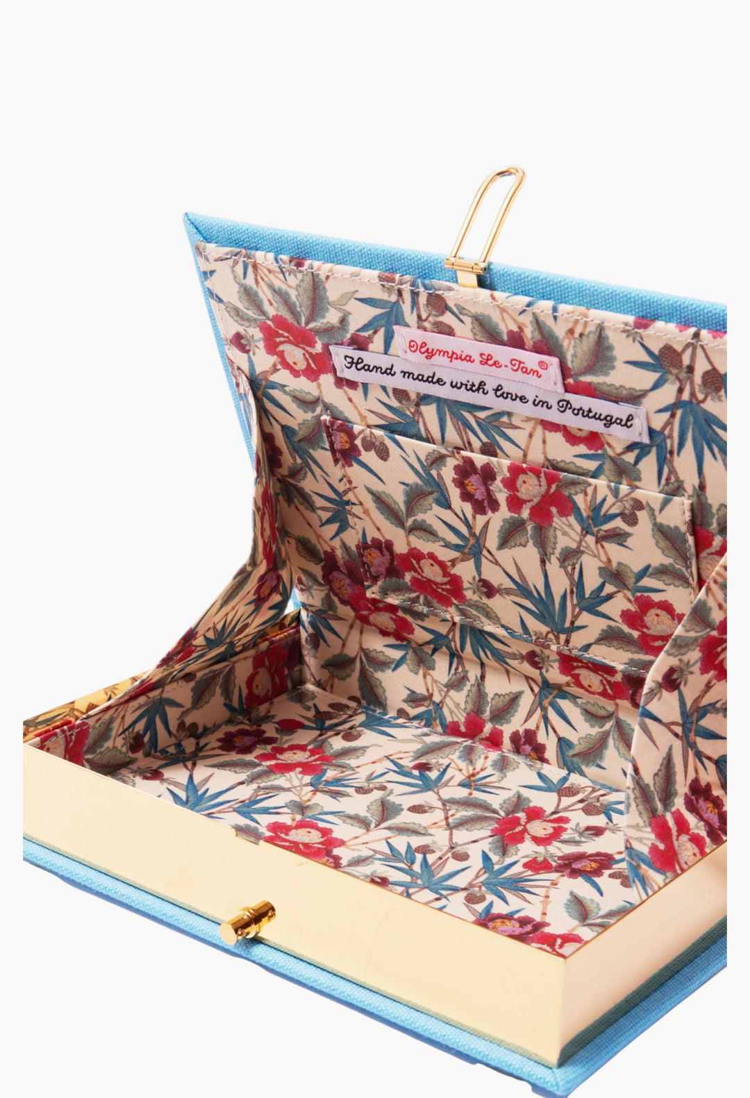 + Mlle Mouns The Art Of Slow Living Embroidered Appliquéd Canvas Clutch - GLAM MODA