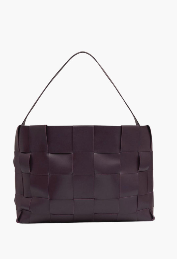 Woven Large Tote - Black