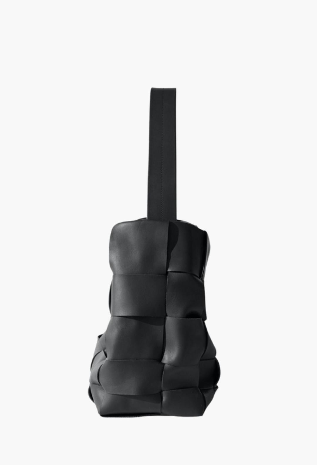 Woven Large Tote - Black
