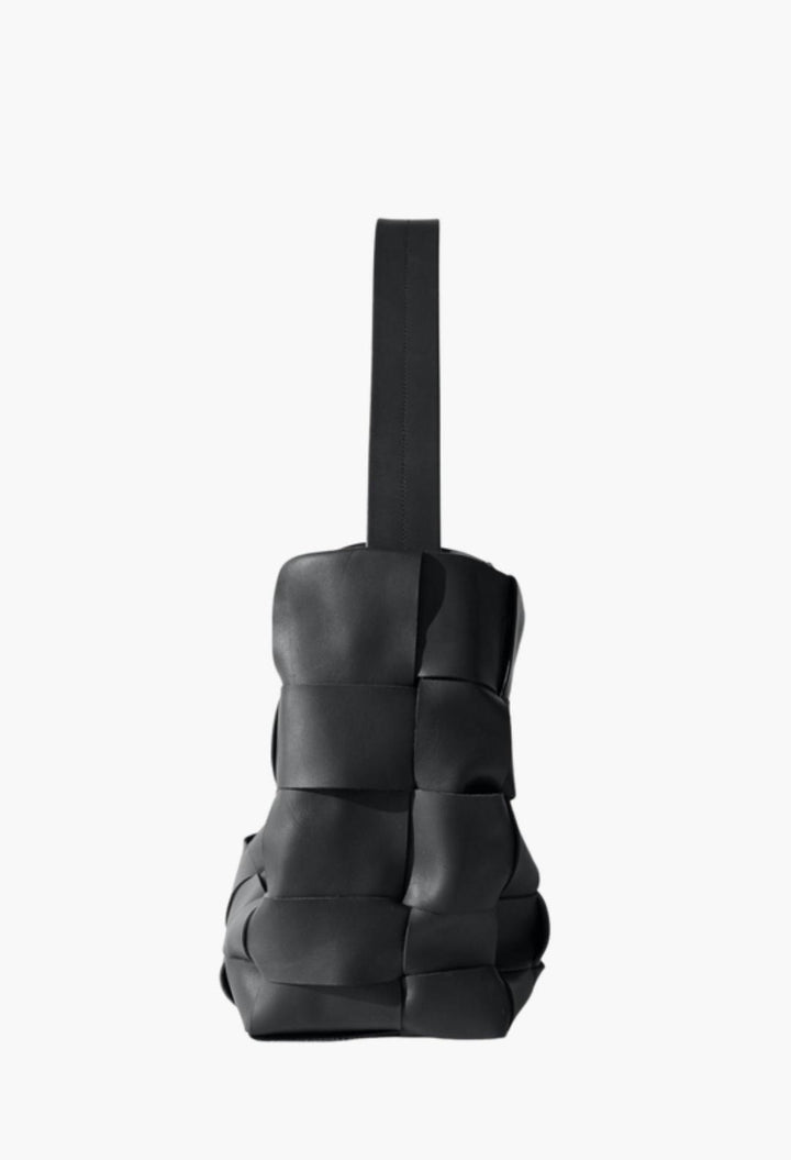 Woven Large Tote - Black