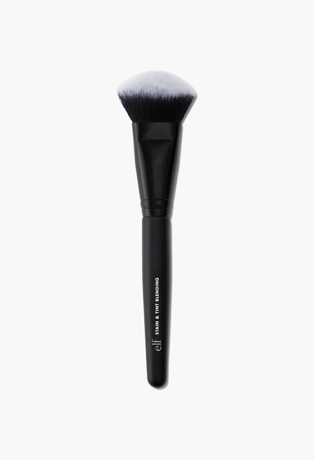 GLAM MODA liquid blush brush with a black handle and dense, slanted synthetic bristles for seamless blending