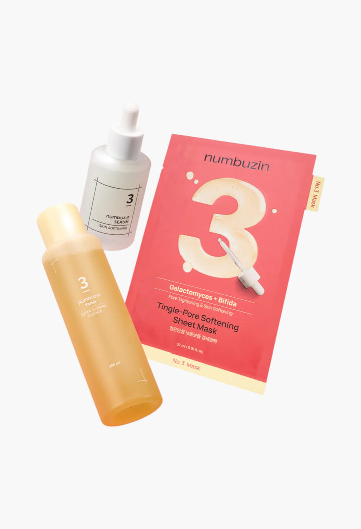 No.3 Pore Care 3 Step Routine Set - GLAM MODA