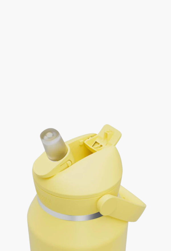 Yellow Bloom - Thrive™ Flip Straw 40oz Bottle, Insulated Stainless Steel