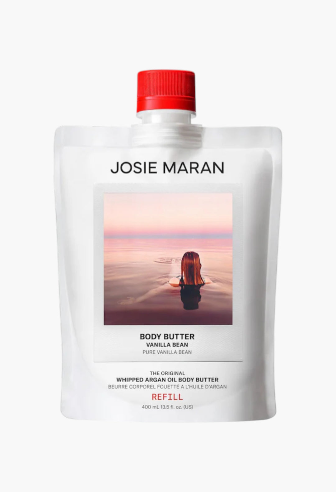 Vanilla Bean - Whipped Argan Oil Refillable Firming Body Butter Jar - GLAM MODA