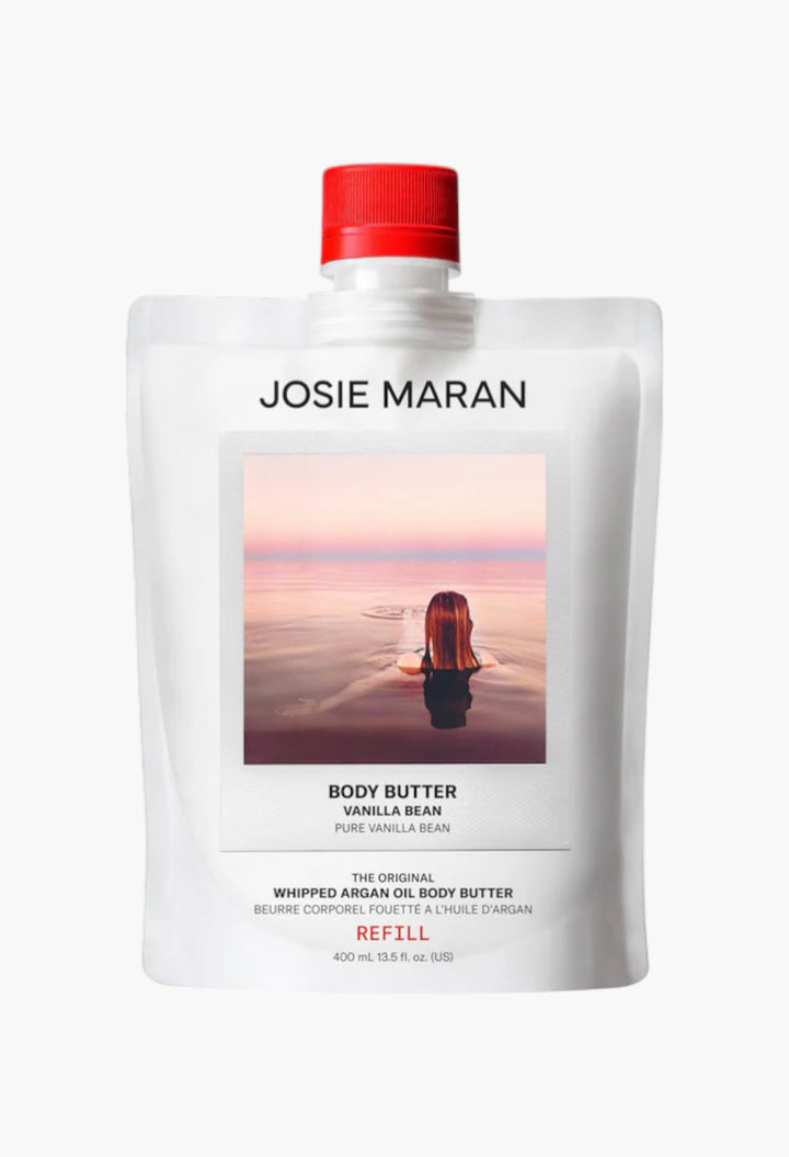 Vanilla Bean - Whipped Argan Oil Refillable Firming Body Butter Jar - GLAM MODA