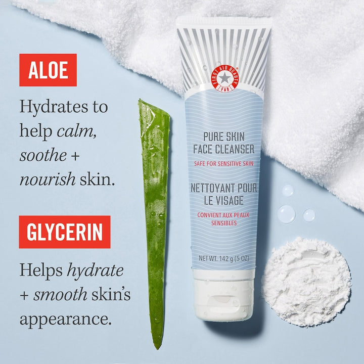 Ultra Repair Cream-to-Foam Face Cleanser with Colloidal Oatmeal + Glycerin - GLAM MODA