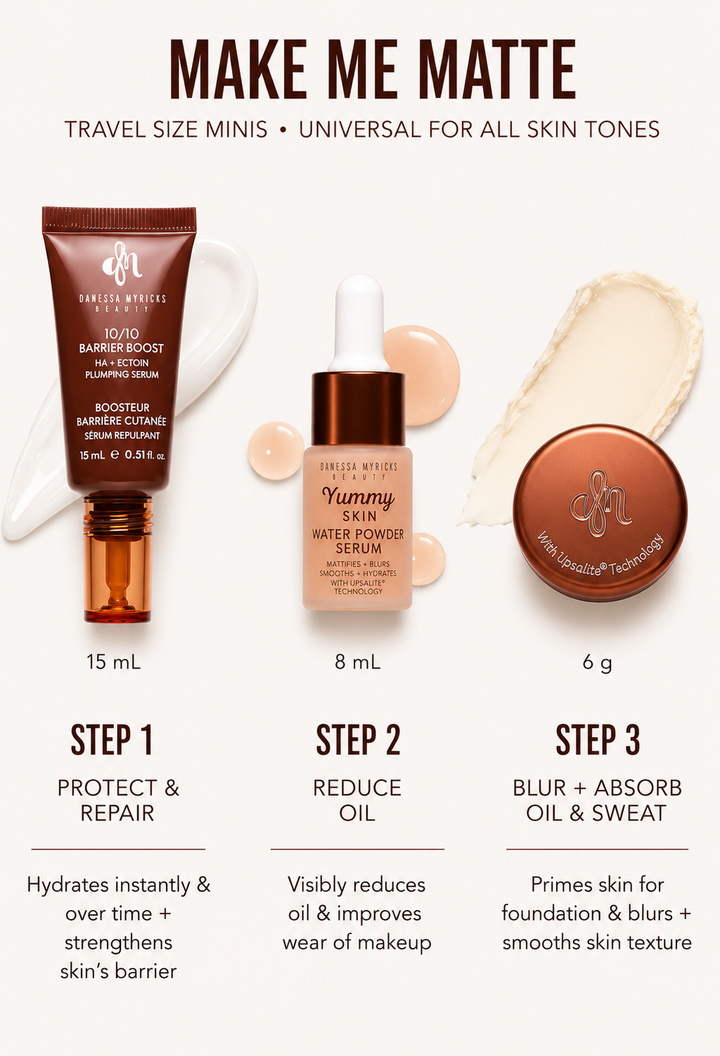 Mini Yummy Skin Matte Finish Skin Prep Essential Kit