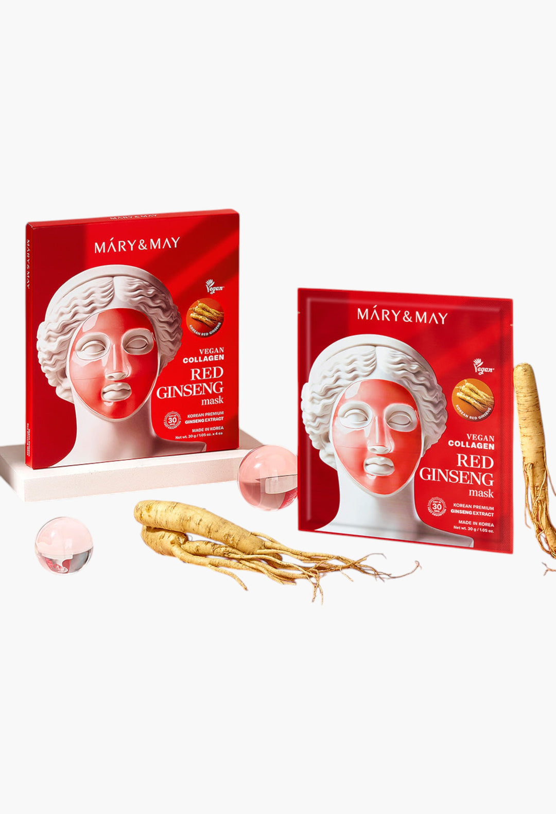Vegan Collagen Red Ginseng Mask