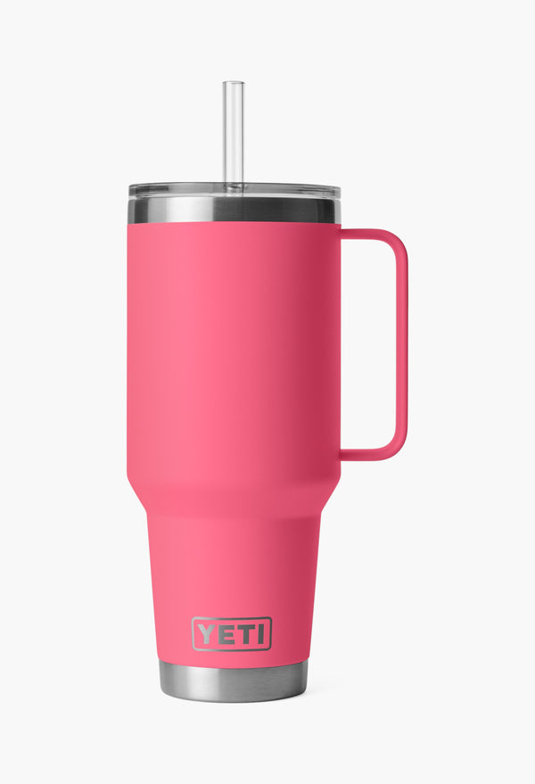 Tropical Pink - Straw Mug With Straw Lid