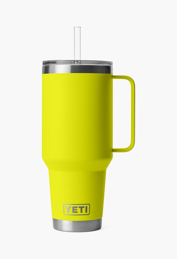 Firefly Yellow - Straw Mug With Straw Lid
