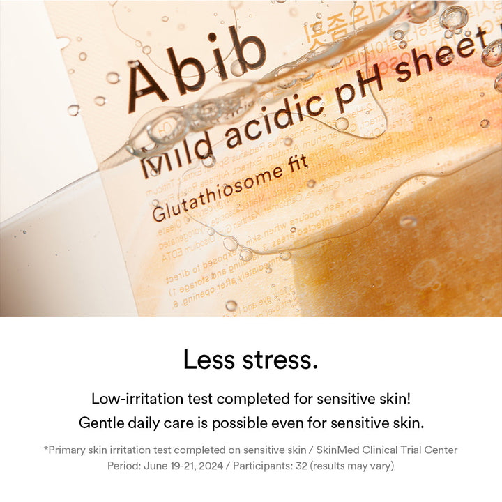 Mild Acidic Ph Sheet Mask Glutathiosome Fit (10 Sheets)