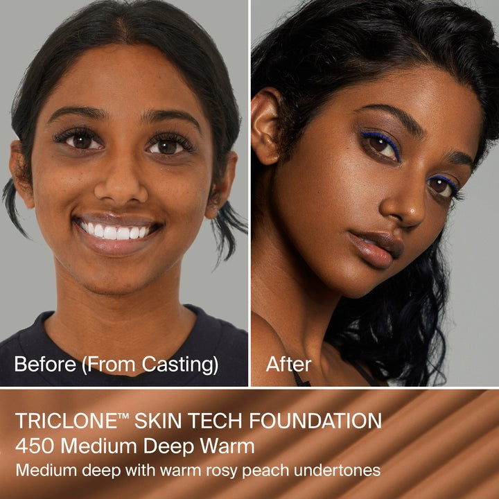 450 Medium Deep Warm - Triclone™ Skin Tech Medium Coverage Foundation - GLAM MODA